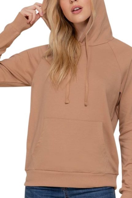 Long Slv French Terry Hoodie
