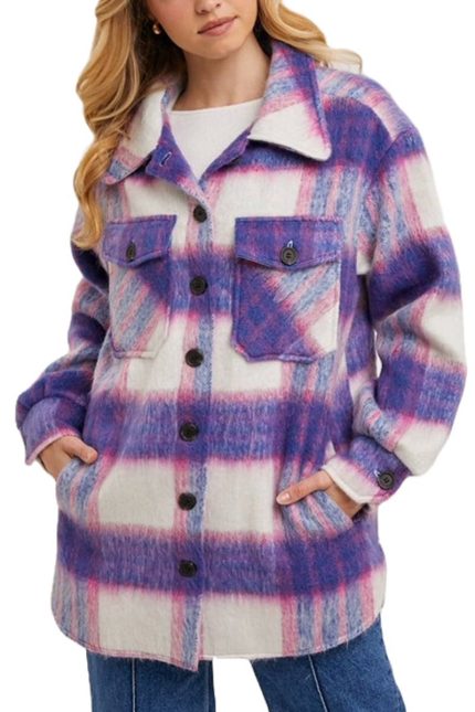 Brushed Flannel Shacket