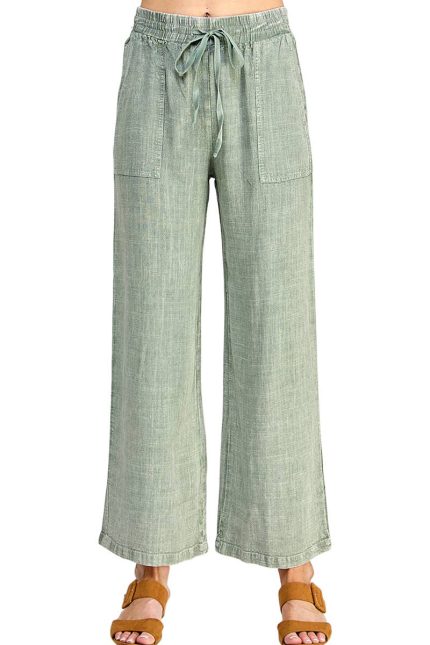 Vintage Washed Linen Pants