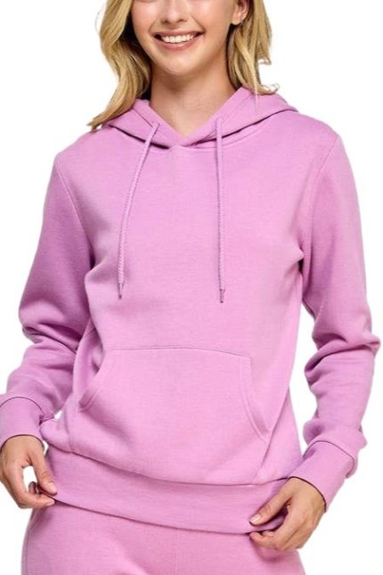 Basic Pullover Fleece Hoodie