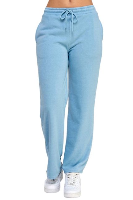 Fleece Burnout Straight Leg Jogger