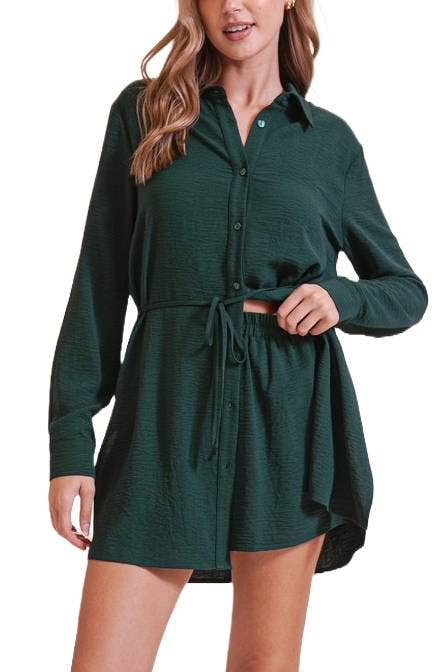 Oversized T-shirt Dress With Shorts