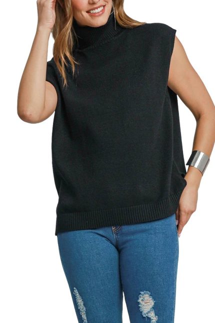 Knit Turtleneck Top