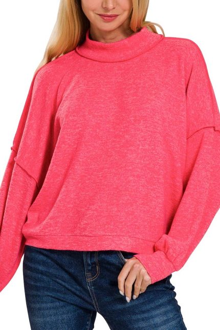 Brushed Melange Hacci Sweater
