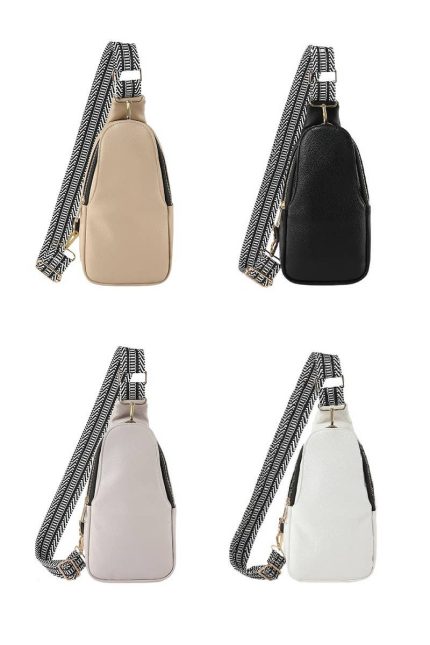 Soft Vegan Leather Crossbody Sling Bag