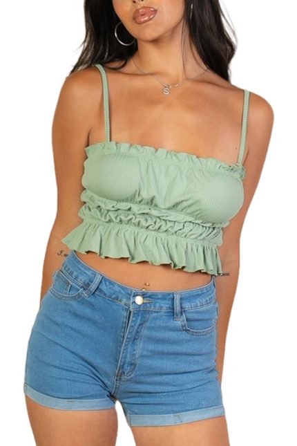 Solid Body Crop Top