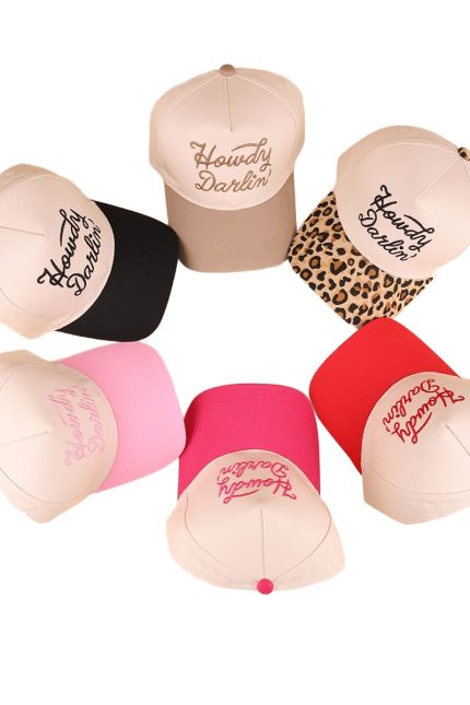 Howdy Darlin Two-tone Canvas Cotton Cap