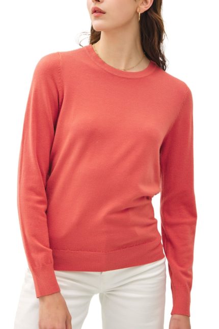 Basic Crew Neck Soft Knit Sweater