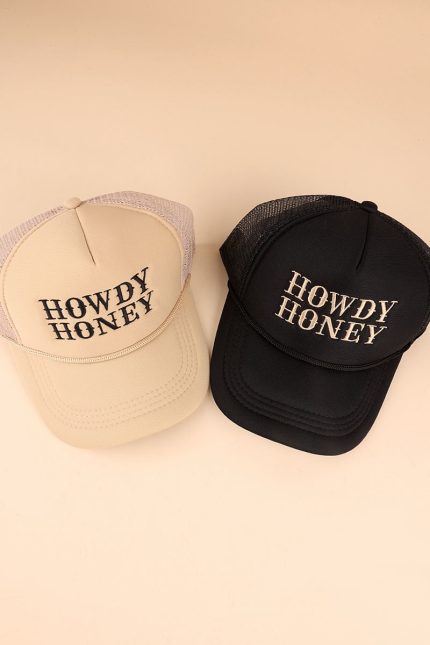 Howdy Honey Mesh Trucker Cap