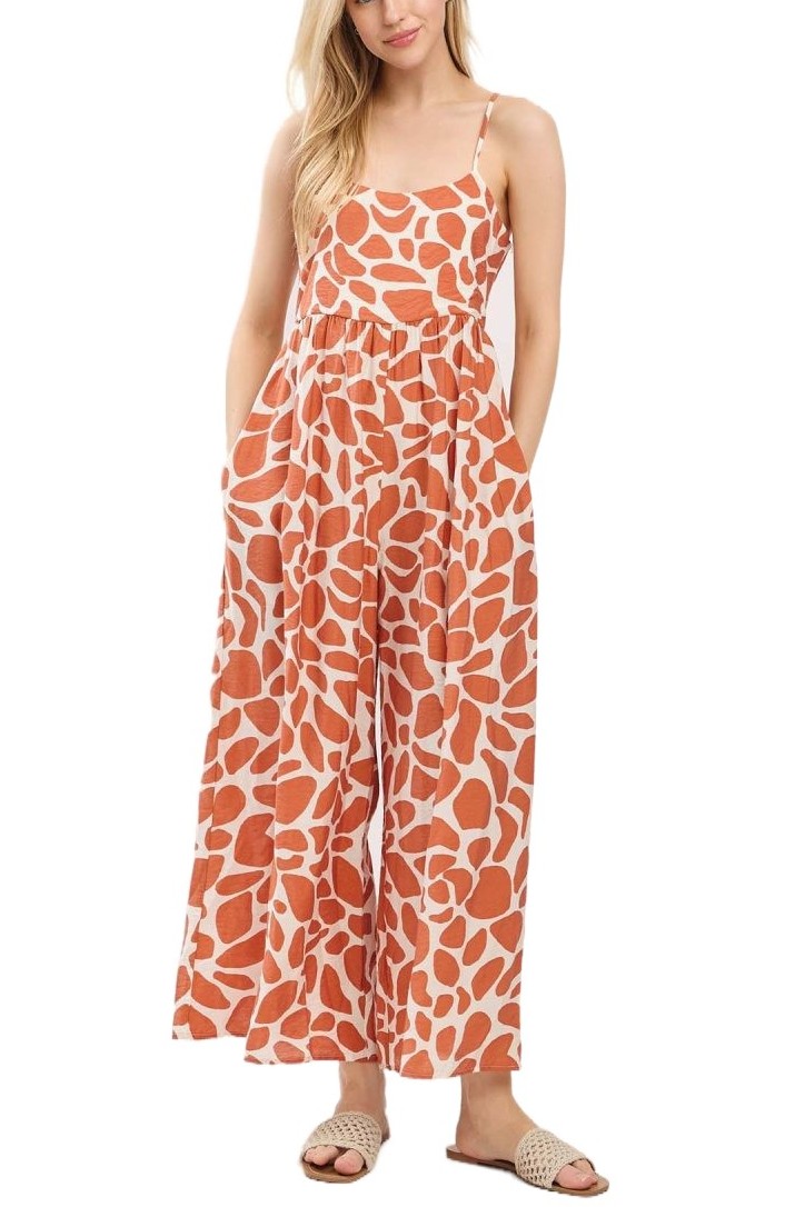 Wide Leg Cami Jumpsuit