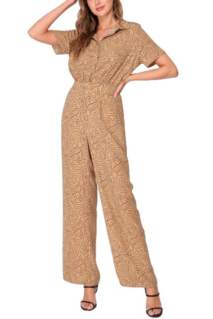 Vacay Geometric Print Jumpsuit