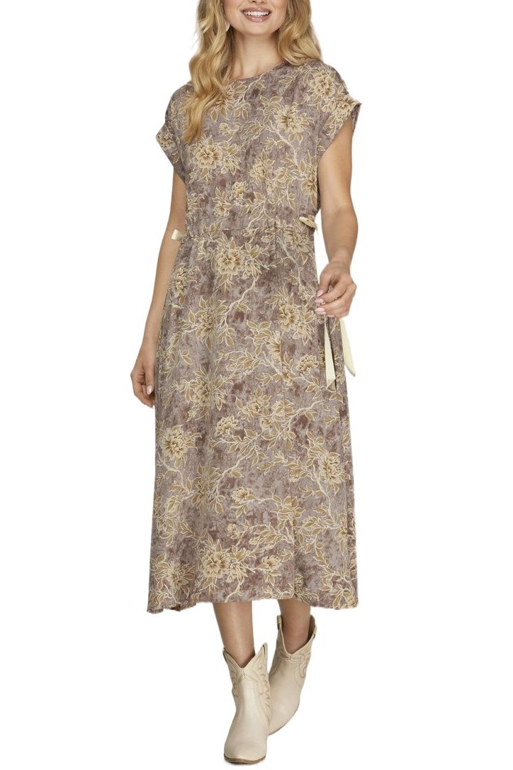 Floral Print Midi Dress