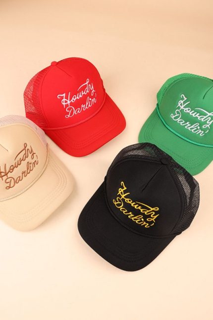 Howdy Darlin Mesh Trucker Cap