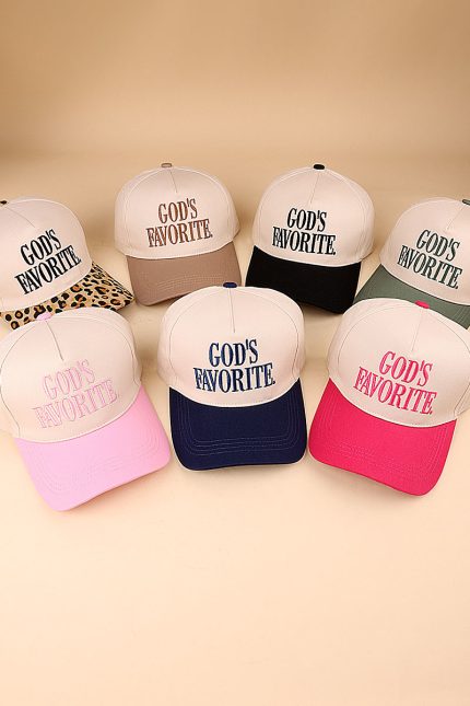 God's Favorite Two Tone Canvas Cotton Cap