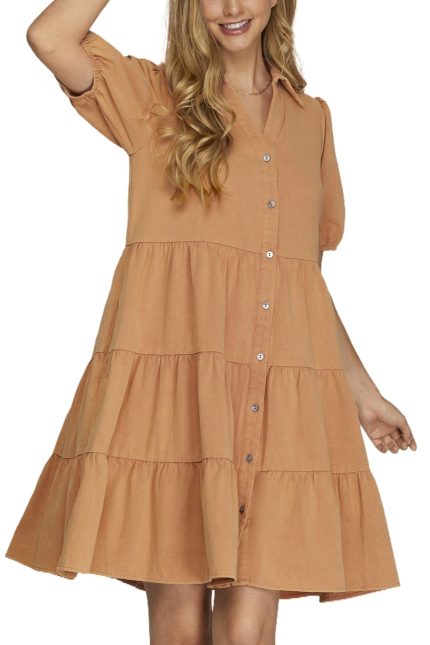 Washed Woven Dress