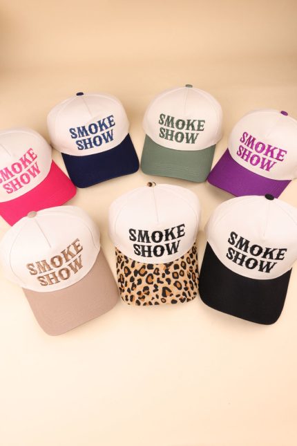 Smoke Show Two Tone Canvas Cotton Cap