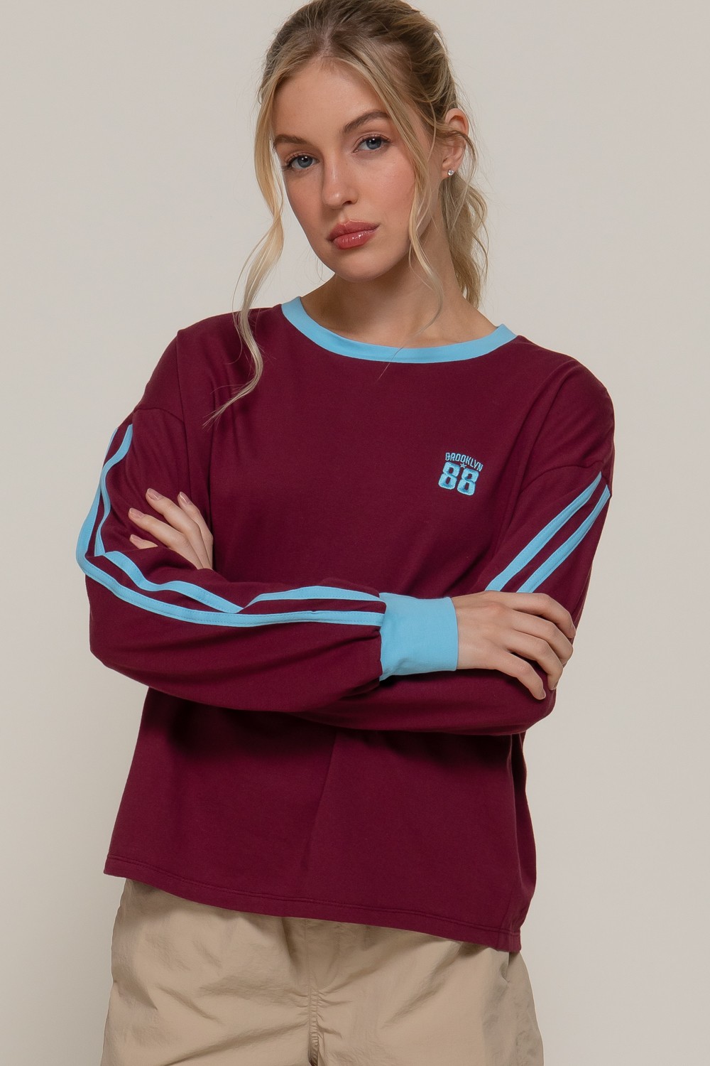 burgundy-blue