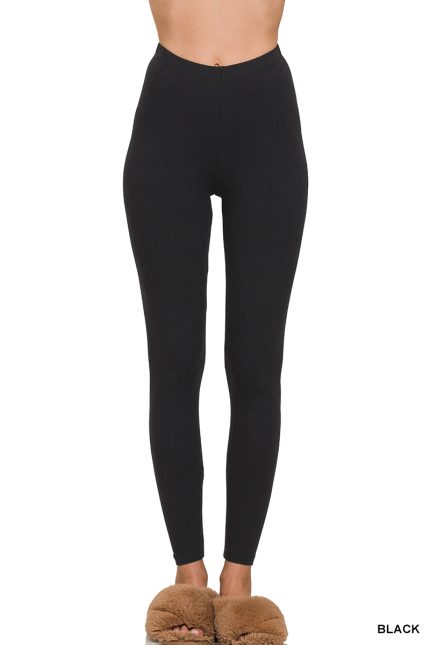 Premium Cotton Full Length Leggings