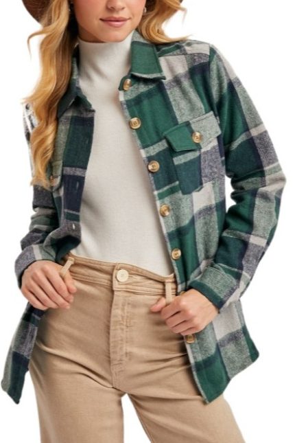 Flannel Plaid Shacket