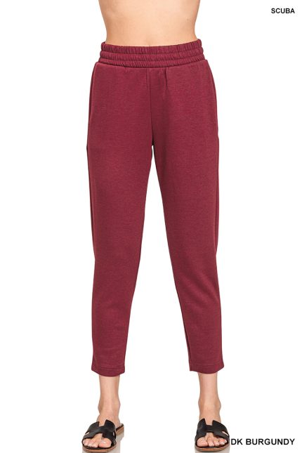 Scuba Capri Sweatpants With Pocket