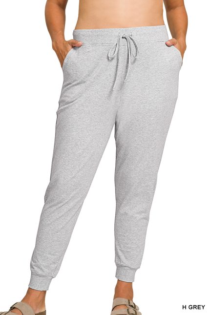 Plus Cotton Jogger Pants