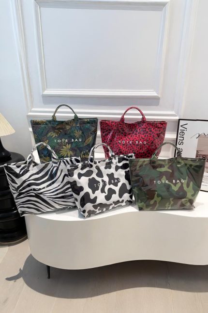 Various Prints Pvc The Tote Bag