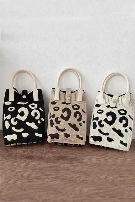 Leopard Canvas Minimalist Bag