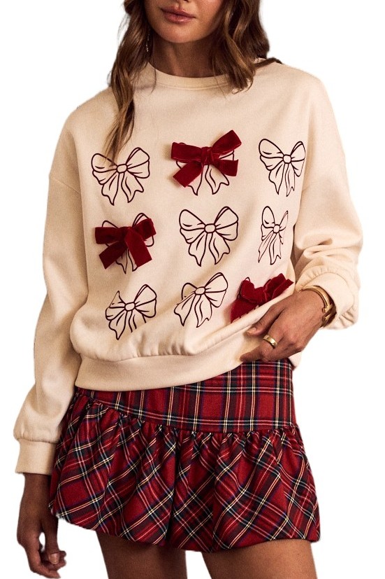 Christmas Ribbon With Velvet Ribbon Holiday Top