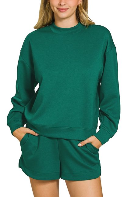 Scuba Pullover And Shorts Set