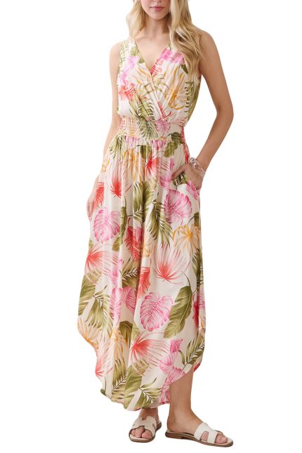 V-neck Surplice Sleeveless Jumpsuit