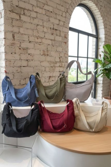 Large Crescent Crossbody Bag