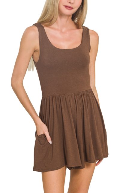 Double Layered Tank Romper