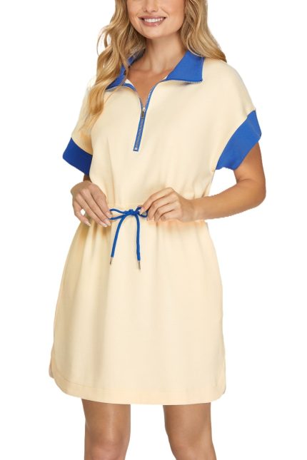 Color Block Mini Dress