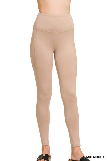 Brushed Microfiber Full Length Leggings