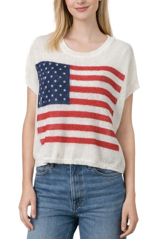 Vintage Flag Knit Tee