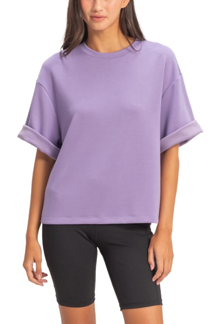 Scuba Short Sleeve Boxy Top