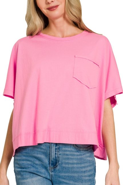 Exposed Seam Boxy Top