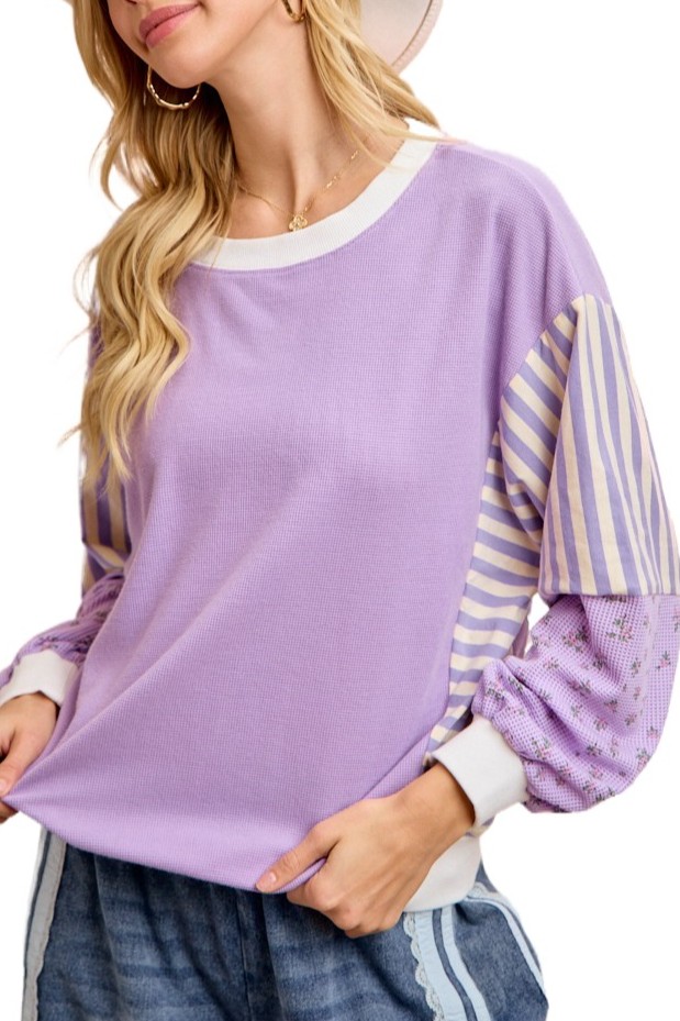 Mix And Match Pullover Top