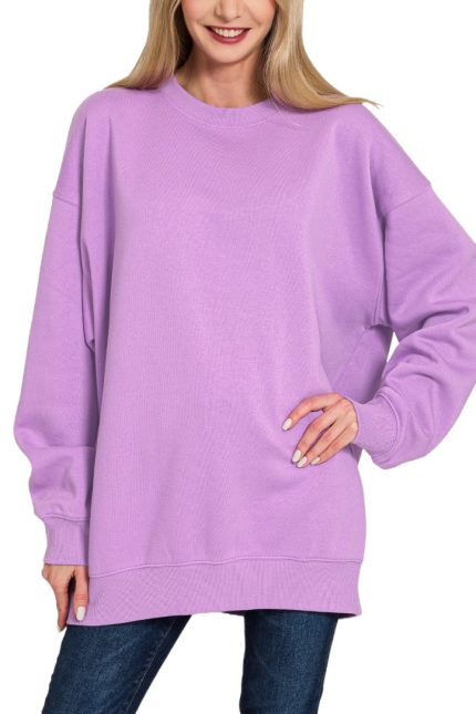 Fleece Tunic Sweatshirts