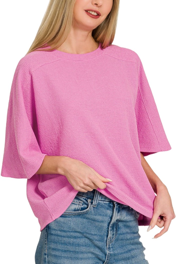 Double Knit Short Sleeve Top