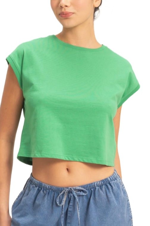 Classic Crew Neck Sleeveless Top