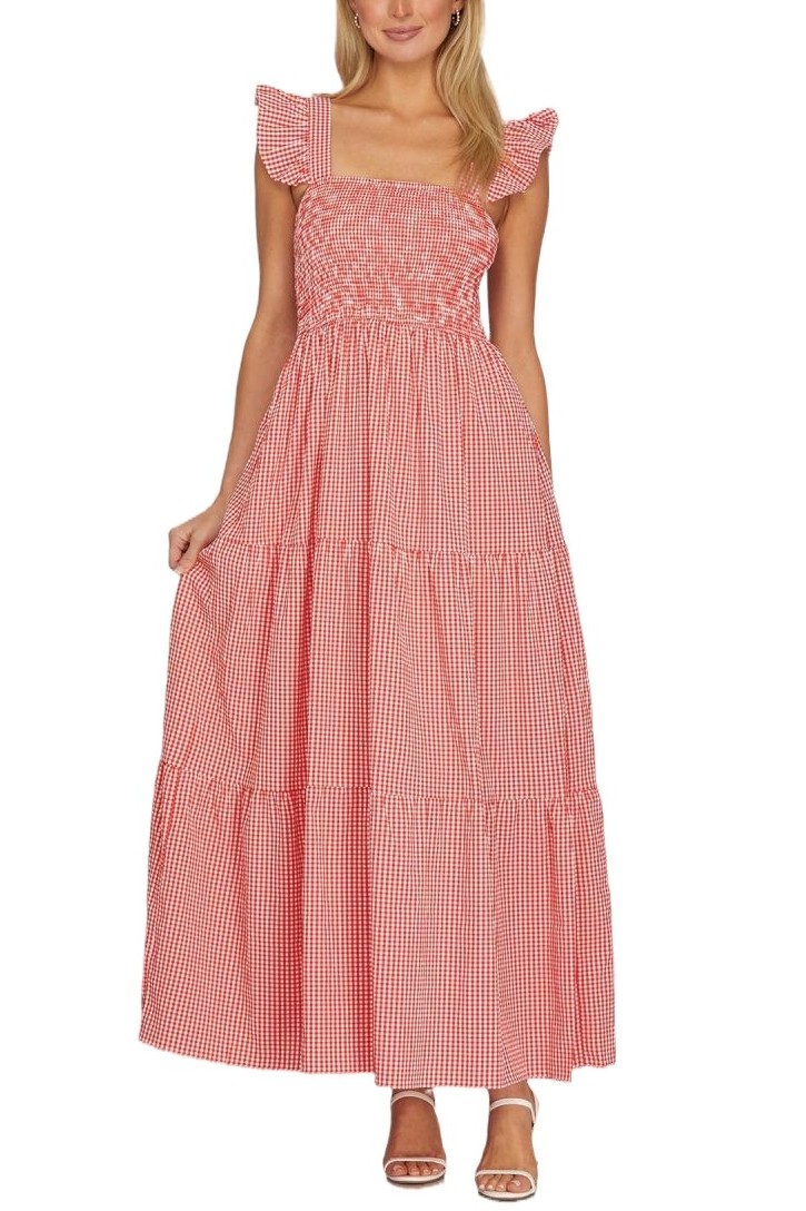 Smocked Tiered Maxi Dress