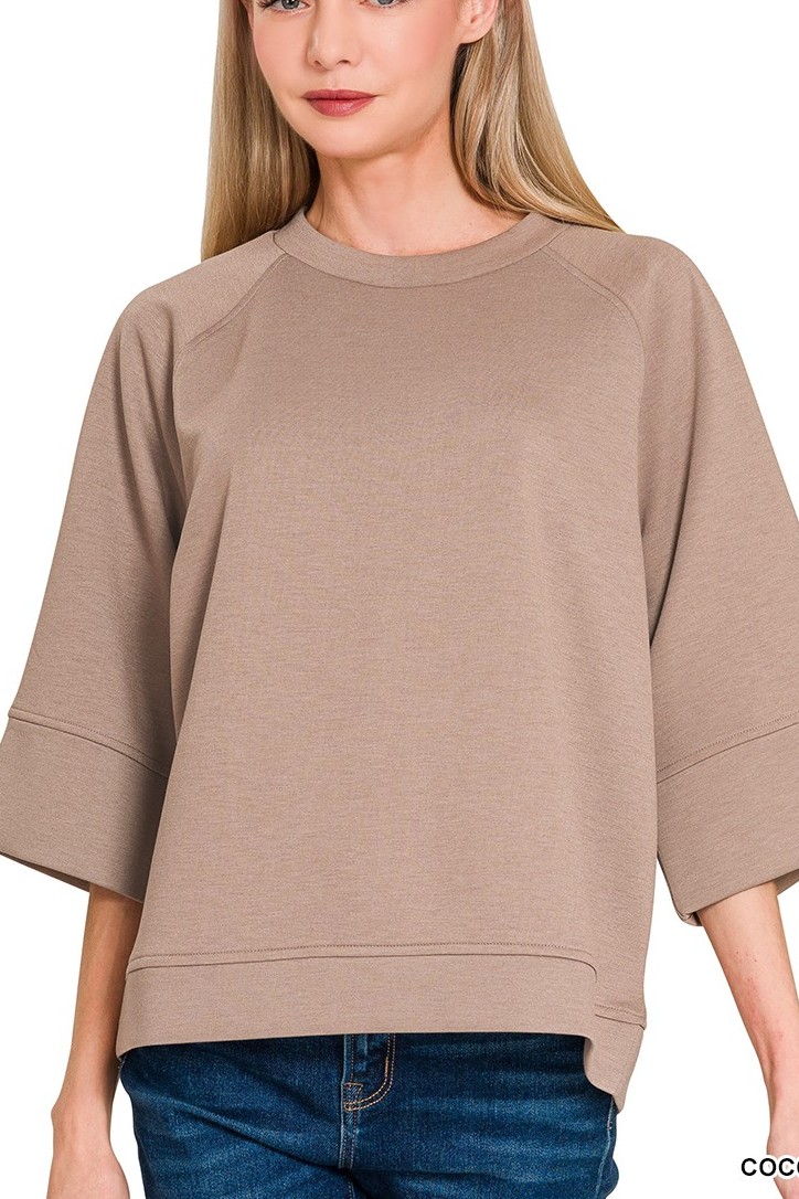 Scuba 3/4 Sleeve Pullover