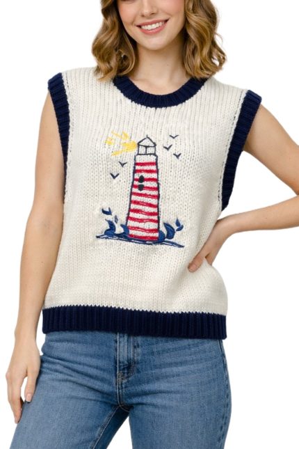 Lighthouse Sweater Vest