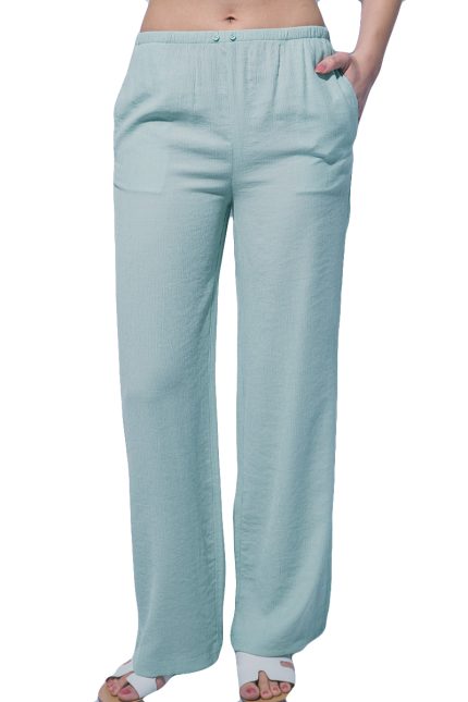 Textured Wide Leg Pant