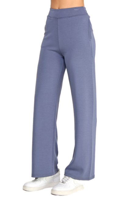 Elastic Waist Wide Leg Pants