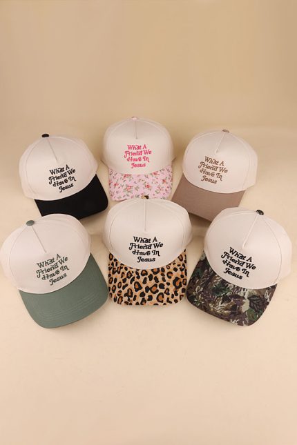 What A Friend We Have In Jesus Two Tone Cotton Hat