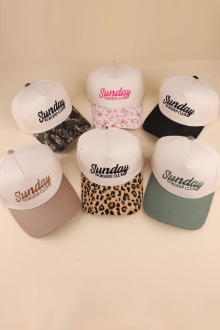 Sunday Worship Club Two Tone Cotton Hat