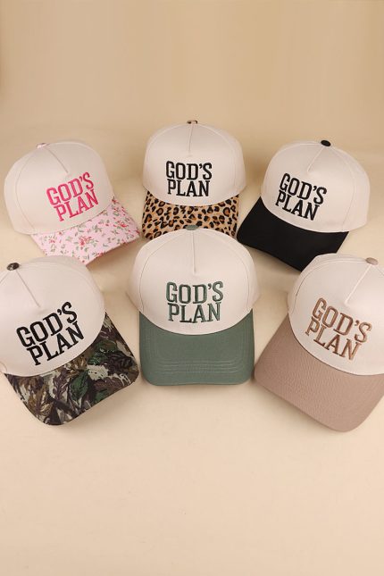 God's Plan Two Tone Cotton Hat