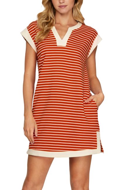 Striped Dress With Pockets